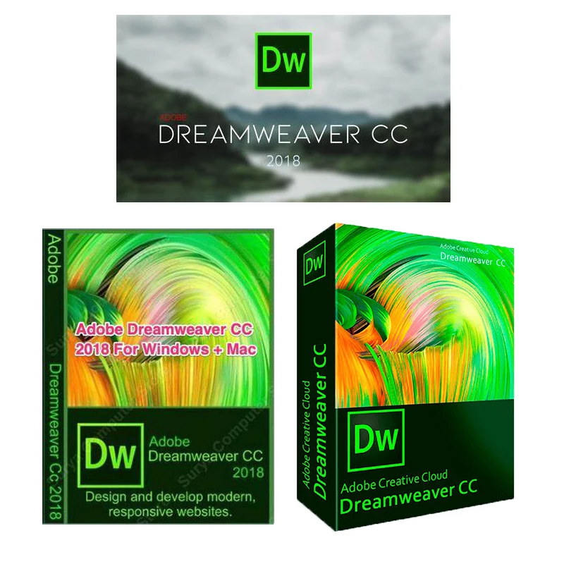 

Software Adobe Dreamweaver CC 2018 Win Dw Full Version Installation Package