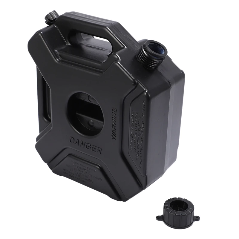 Черный топливный бак объемом 5 л резервный бензиновый масляный для автомобиля
