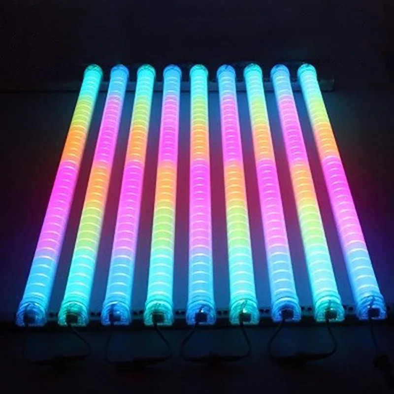 

(20pcs/lot)LED Neon Bar 1m IP 66 LED Digital Tube/LED Tube Color Change Waterproof Outside ac24V AC220V Building Decoration