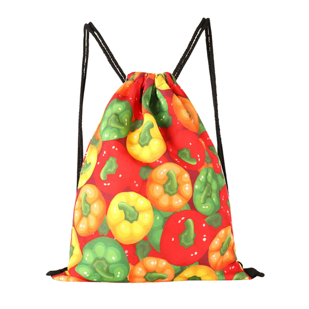 Сумка с фруктовым принтом уличная спортивная сумка для фитнеса сумка-рюкзак