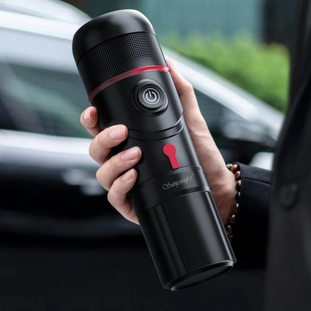 Портативная Автомобильная кофейная чашка с USB зарядкой кофемашина Капсульная