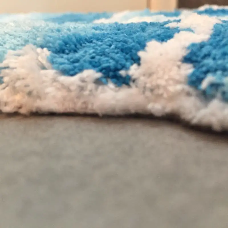 Лидер продаж флокирующий ковер плюшевый художественный для гостиной спальни