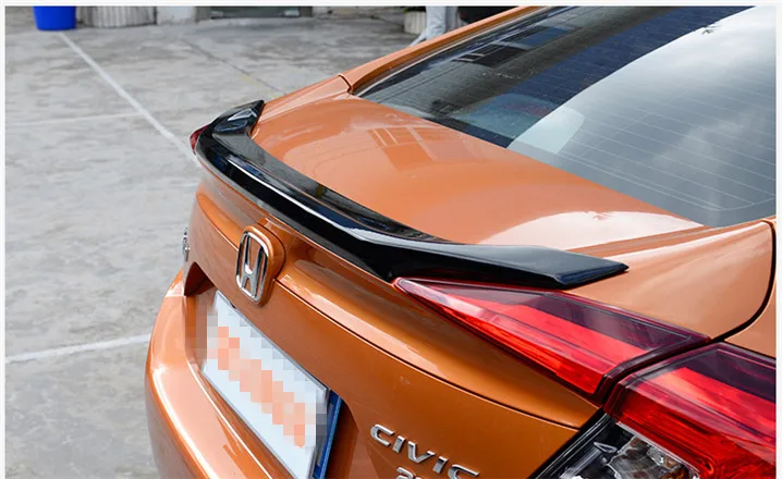 Для Honda Civic Спойлер ABS давление хвоста материал заднее крыло автомобиля праймер