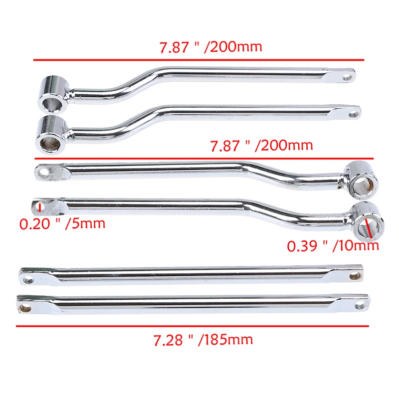 POSSBAY Stainless Steel Motorcycle Saddles Bag Support Bar Mount Bracket Universal Saddlebag Bars | Автомобили и мотоциклы