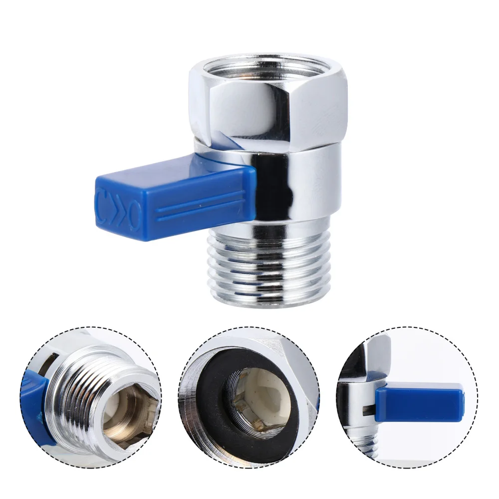 

Copper 1/2 Inch Shut-Off with Handle Water Flow Control