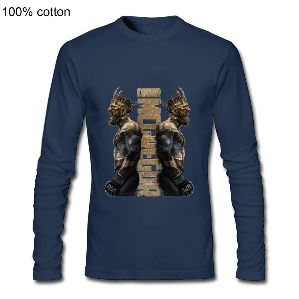 Модные Дизайнерские Длинные футболки с рукавами стилизованными в виде короля