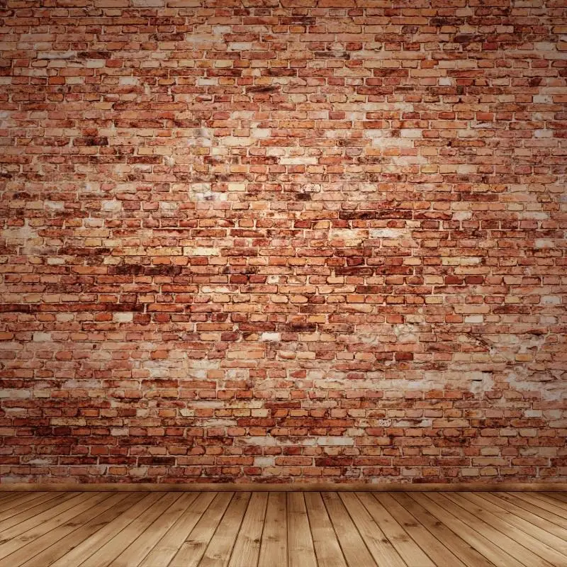 

Old Brick Wall Photography Backdrops Wooden Floor Backgrounds for Pet Toy Photo Studio Baby Shower Newborn Children Photophone