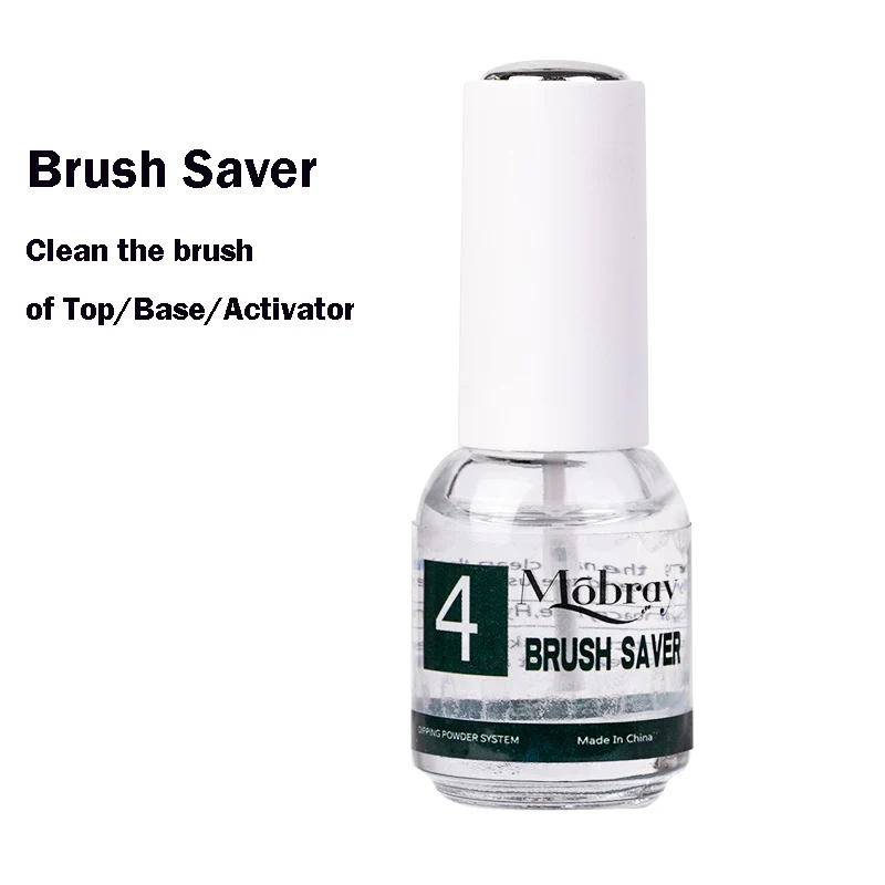 Brush Saver LadyMisty 10 г погружающаяся Порошковая голографическая погружающаяся порошки для ногтей натуральная сухая пыль погружающаяся пудра украшение для ногтей без лампы - Цвет: Brush Saver