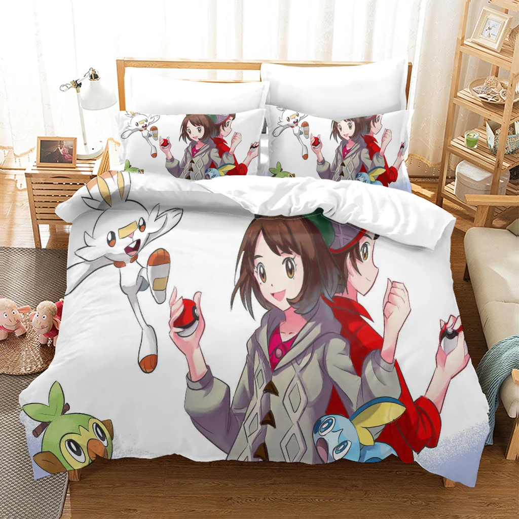 

3D Bed Duvet Cover Sets Quilt Covers Pillow Shams Bedclothes Bedding Sets King Queen Full European Spring Home Textile