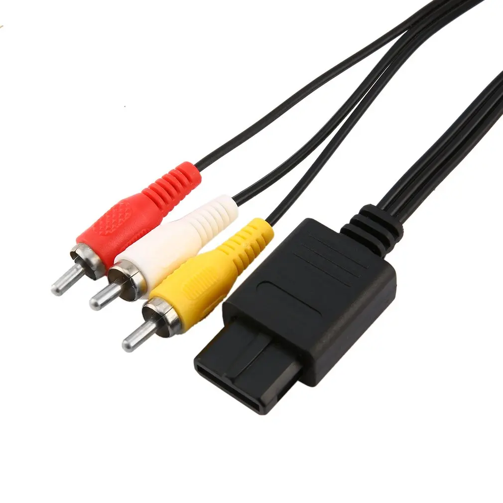 Для SNES Super NAND N64 GAMECUBE AV RCA Аудио Видео кабель ТВ-консоль