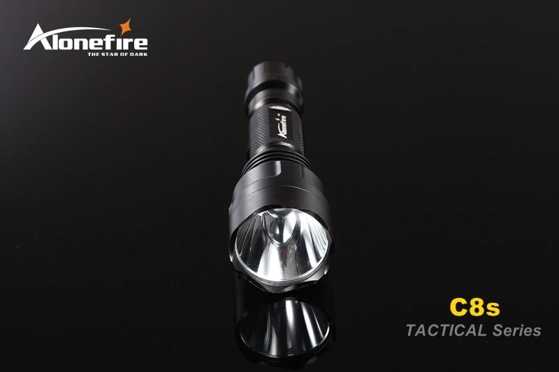 Тактический фонарь AloneFire C8 CREE XML T6 L2 U3 светодиодный 20 мм с креплением для