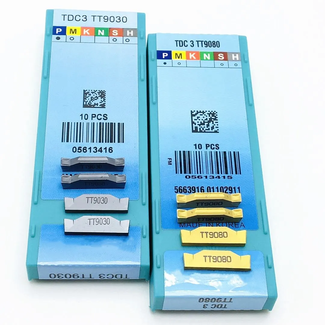 TDC2 TDC3 TDC4 TT9080 TT9030 карбидная вставка TaeguTec 2 мм 3 4 токарный станок с ЧПУ Токарный