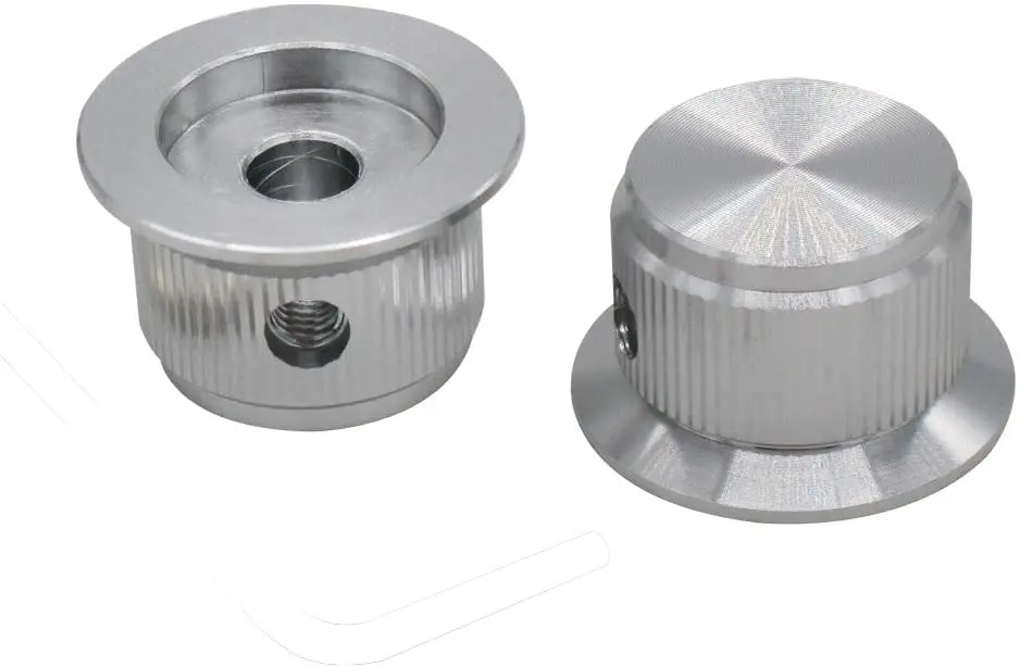 3 stücke silber aluminium legierung potentiometer drehknopf volumen audio elektrische gitarre bass schraube typ 24x145mm d h free global shi