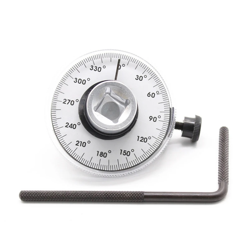 

1/2 Inch Drive Torque Angle Gauge 360 Degree Angle Rotation Measurer Hand Tool Wrench Measuring Automotive Meter Tool Set