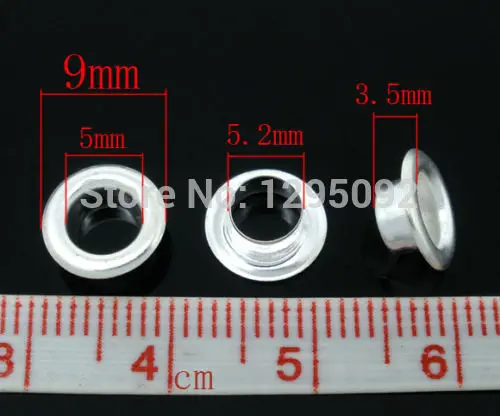 500Pcs Silver Plated Copper Cores Fits Charms Bracelet Glass European Beads Component Jewelry DIY Finding 9mm | Украшения и