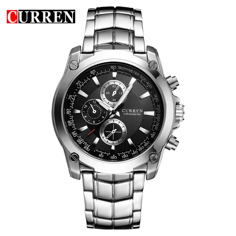 

Curren Karin 8025 Men Watch Shi Ying Male Table Waterproof Business Leisure Steel Belt Table