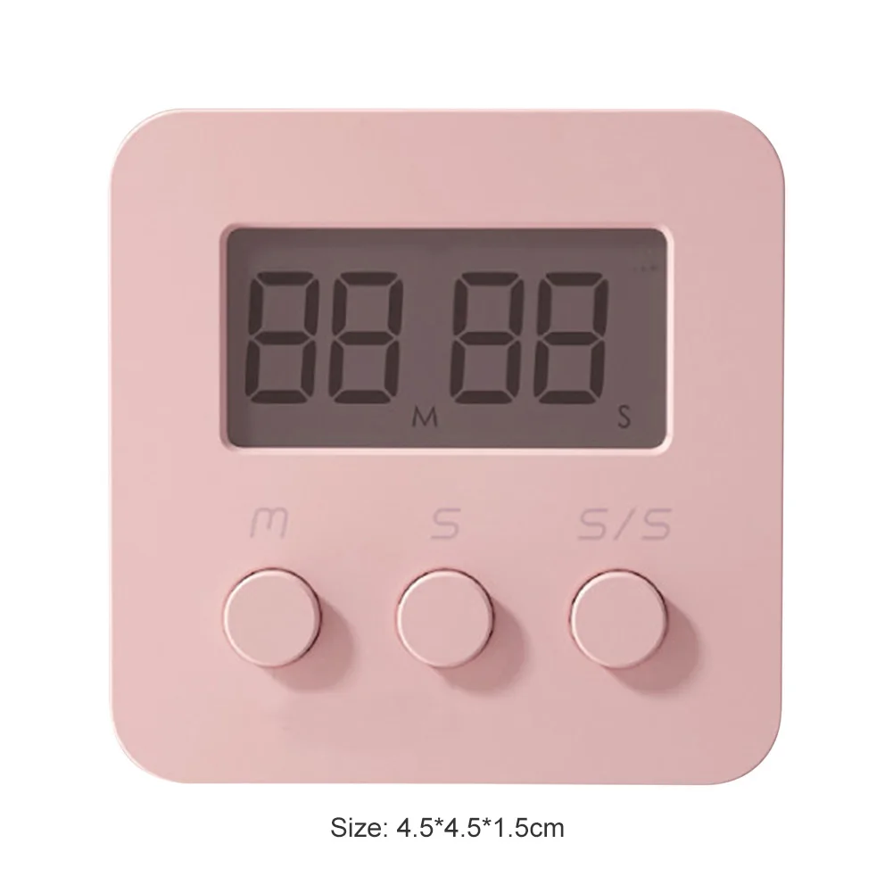 

Digital Screen Kitchen Timer Display Digits Clocks Square Cooking Count Up Alarm Time Countdown Reminder Stopwatch Counter
