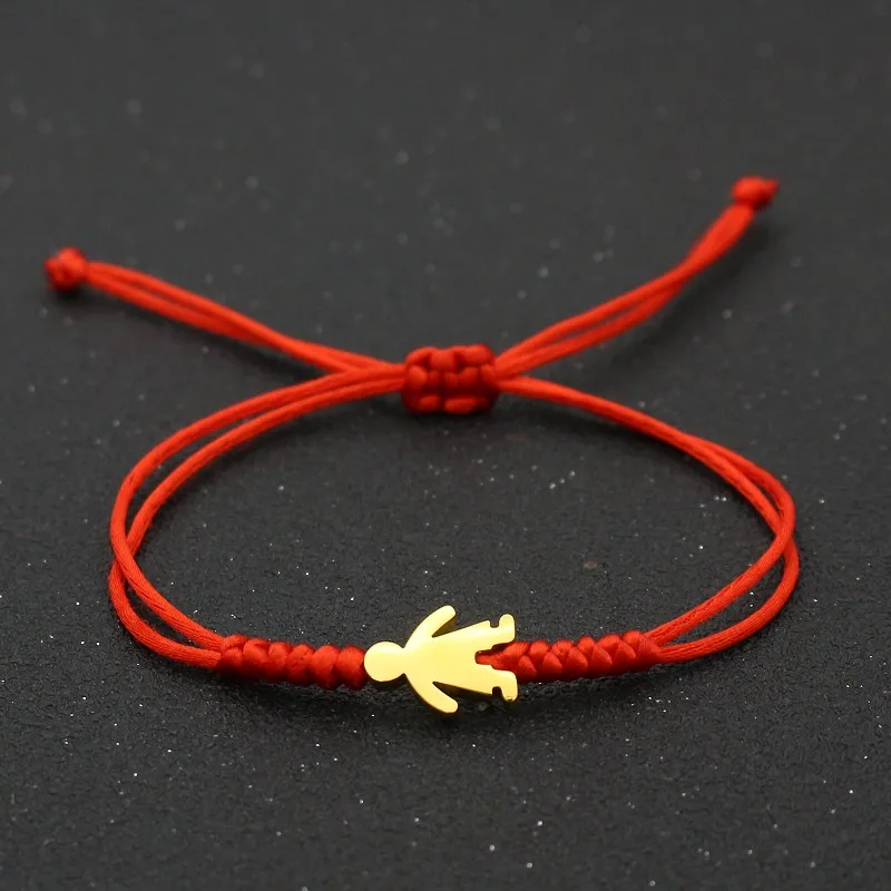 Милый медвежонок мужской браслет золотой цвет нержавеющая сталь маленький