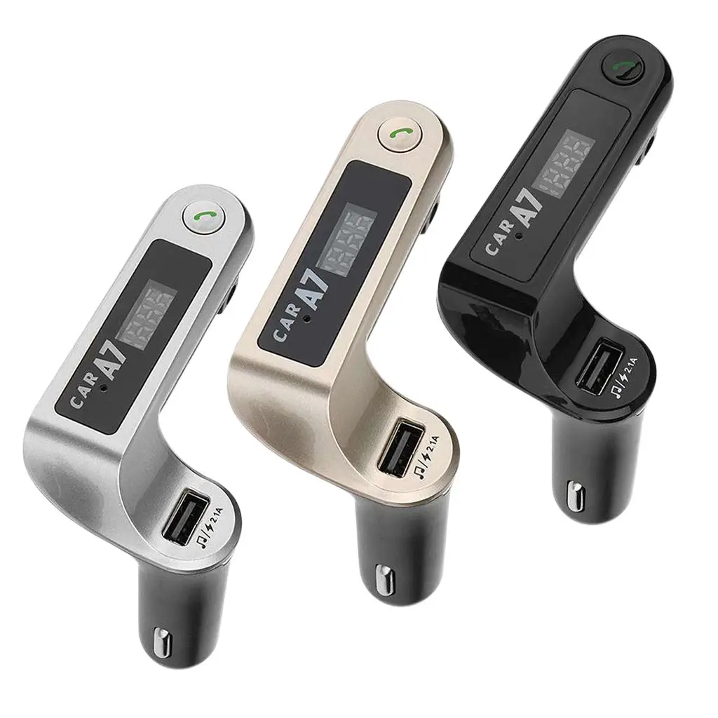 

Handsfree Wireless Bluetooth FM Transmitter Car Mp3 Player with USB Charger