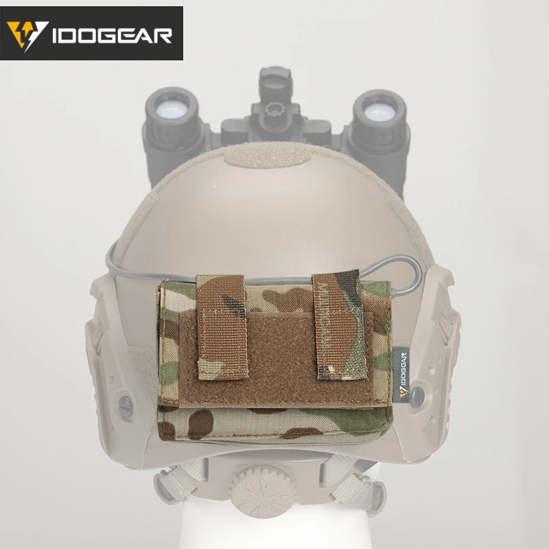 IDOGEAR тактическая быстрая сумка для шлема съемная задняя Сумка NVG хозяйственная