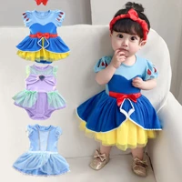 baby girls bodysuits clothes mermaid outfits romper snow white onesie little girl clothing headband one pieces