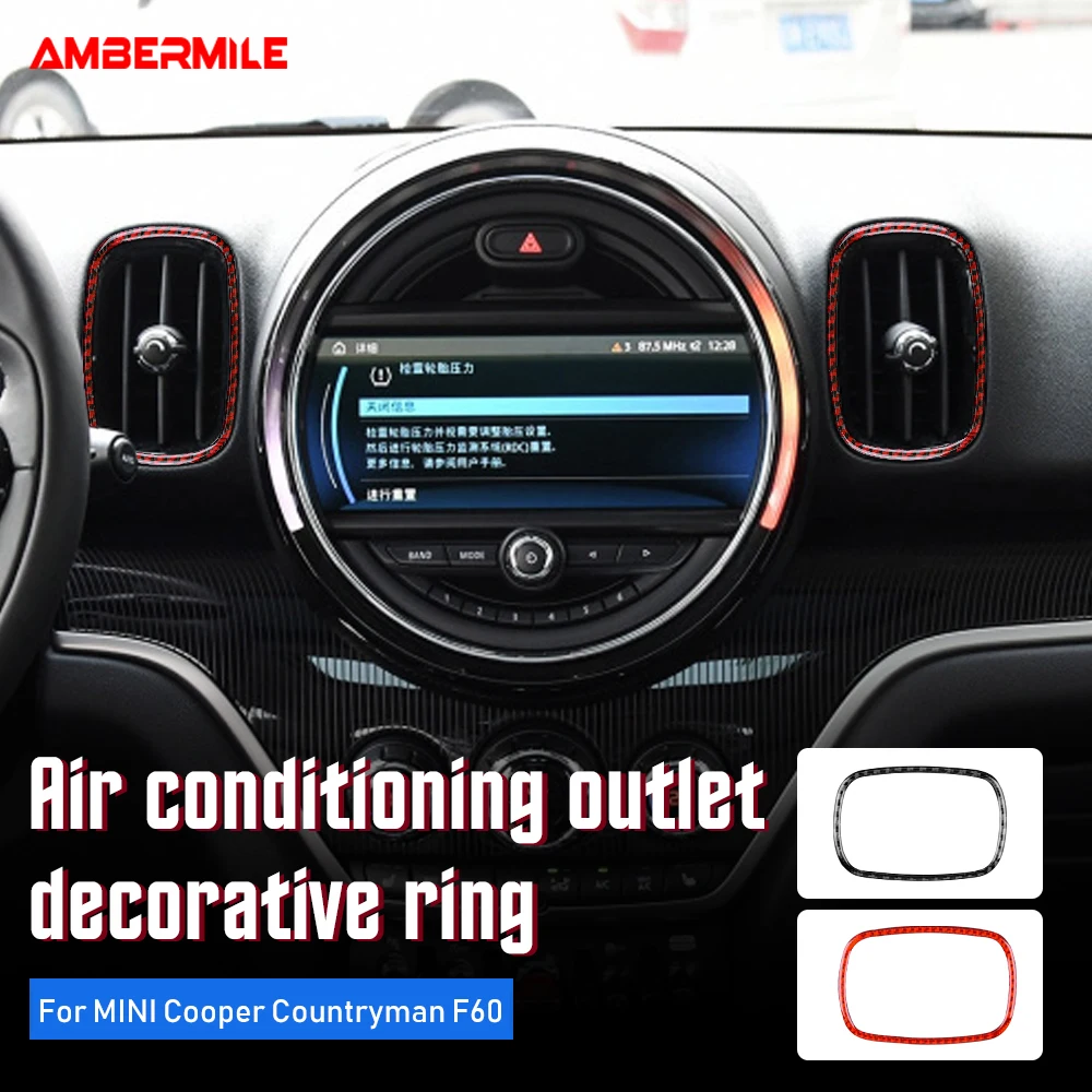 AMBERMILE углеродное волокно для Mini Cooper Countryman F60 аксессуары внутренняя отделка