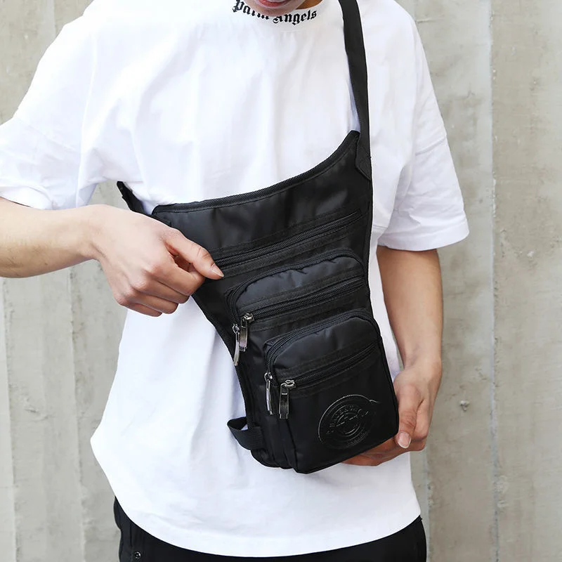 

Waist Bags Men Nylon Waist Bags Military Rider Belt Fanny Pack Thigh Drop Leg Hip Pouch Pocket Travel Messenger Shoulder Bag