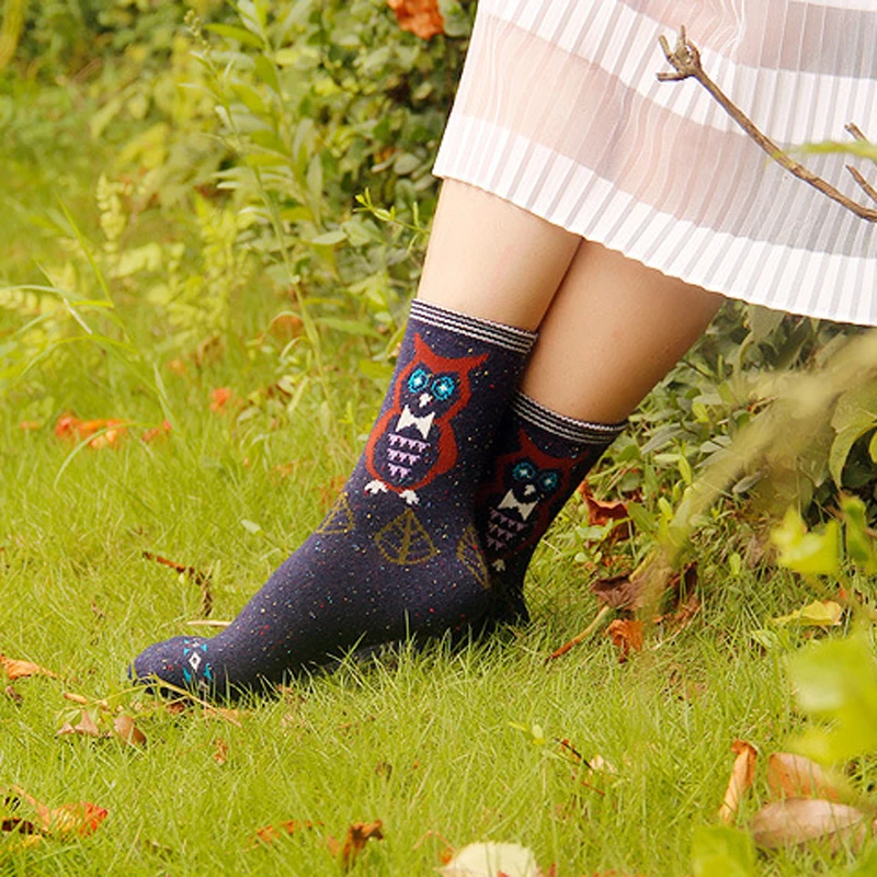 2 пары повседневных теплых носков Зимний Рождественский Декор новый год хлопок