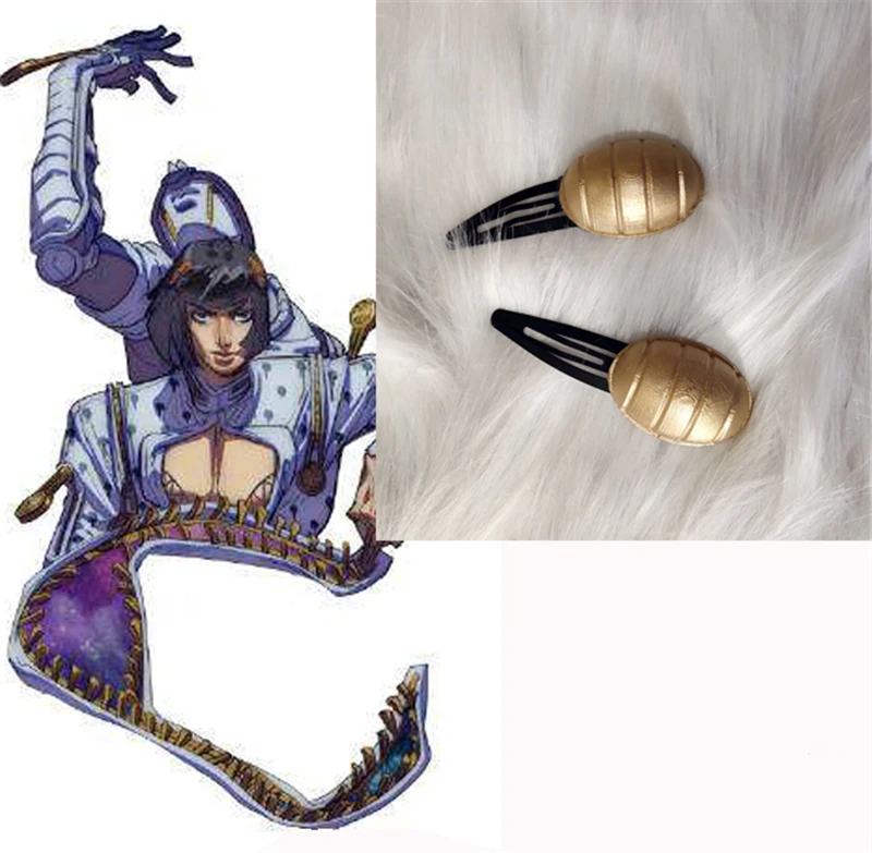 Заколка для волос в стиле аниме Невероятные приключения Джоджо 6 см| |