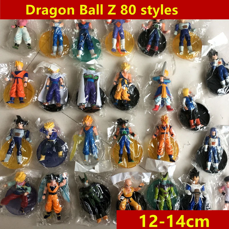 80 стилей 14 см Dragon Ball Z gkresin Супер Саян Гоку сон Broli шорты Вегета морозильник фигурка