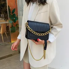 Luxury Handbags Women Bags Designer Alligator PU Leather Small Chains Girls Purse Vintage Shoulder Crossbody Bags For Women 2022