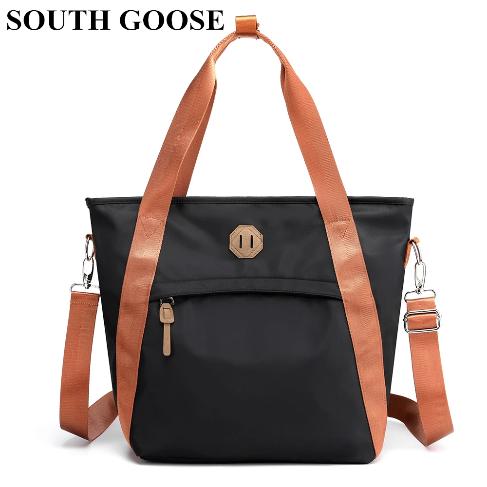Новая модная Водонепроницаемая женская сумка SOUTH GOOSE однотонная нейлоновая