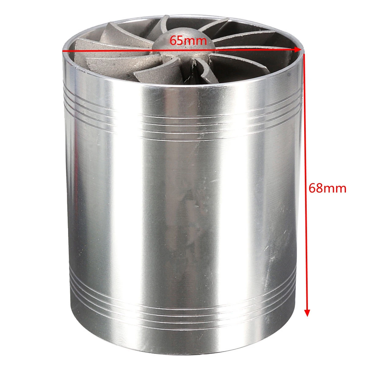 68 мм x 65 Универсальный автомобильный воздушный фильтр Впускной вентилятор