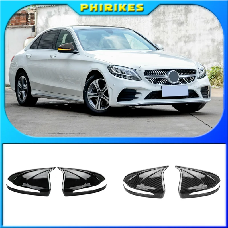 

Автомобильный стиль для Benz GLC260LL, новое украшение из углеродного волокна класса C, Угловое зеркало заднего вида класса E, оболочка C260L GLB, задняя крышка E