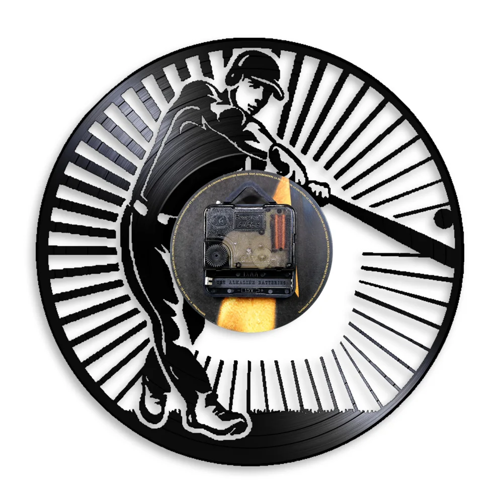 Настенные часы для игры в софтбол современный дизайн бейсбольные бесшумные