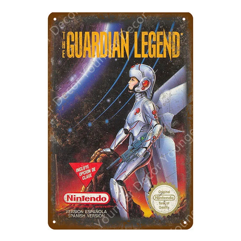 YD8189EI Классический игровой плакат, геймерская Настенная Наклейка для детской комнаты, игровой центр, Декор, винтажные Рекламные Знаки, металлическая художественная живопись, YI-017 - Цвет: YD8189EI