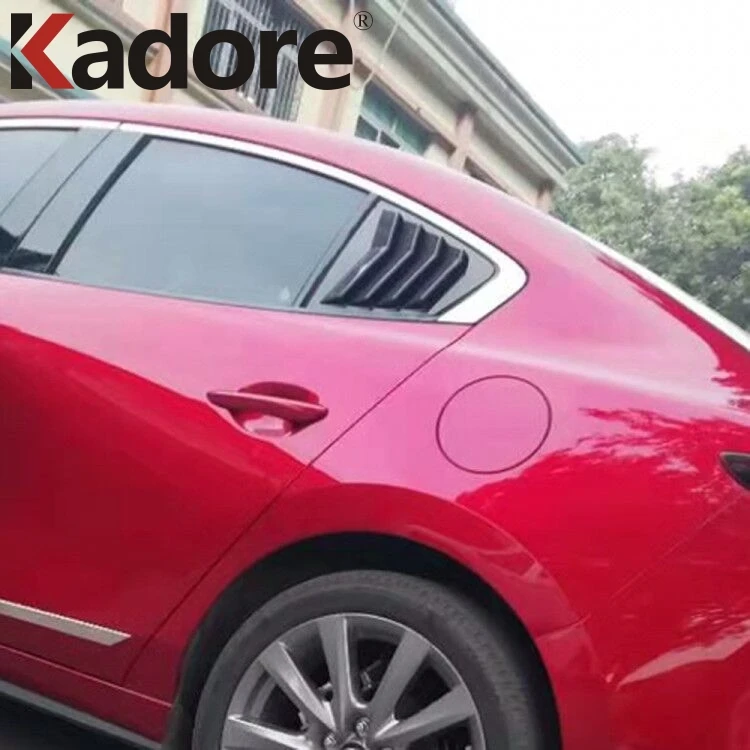 Накладки на окна задние четверти для Mazda 3 M3 Axela 2019 2020 седан из углеродного