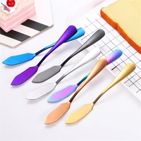 1pcs stainless steel butter knife kitchen cheese knife silver dessert tools jam spreader utensil cutlery dessert tools for toast
