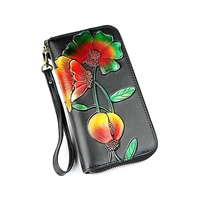 10pcs lot rfid wallet antitheft scanning leather wallet hasp leisure mens slim leather mini wallet case credit card purse