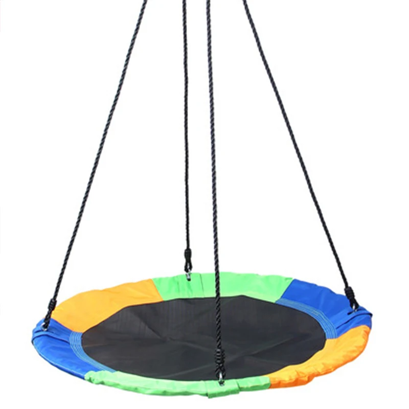 

Popular Fashion 100 CM 900D Oxford Cloth Round Outdoor Rope Tree Swing Kids Easy To Carry Outside Toys Swings