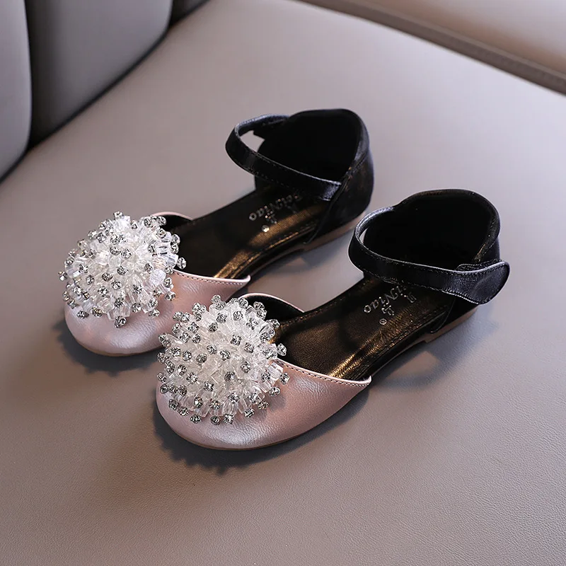 Girls Shoes Fashion Rhinestone Princess Shoes Hook and Loop Women's Shoes  Shoes for Girls Kids Shoes Fashion Children Shoes