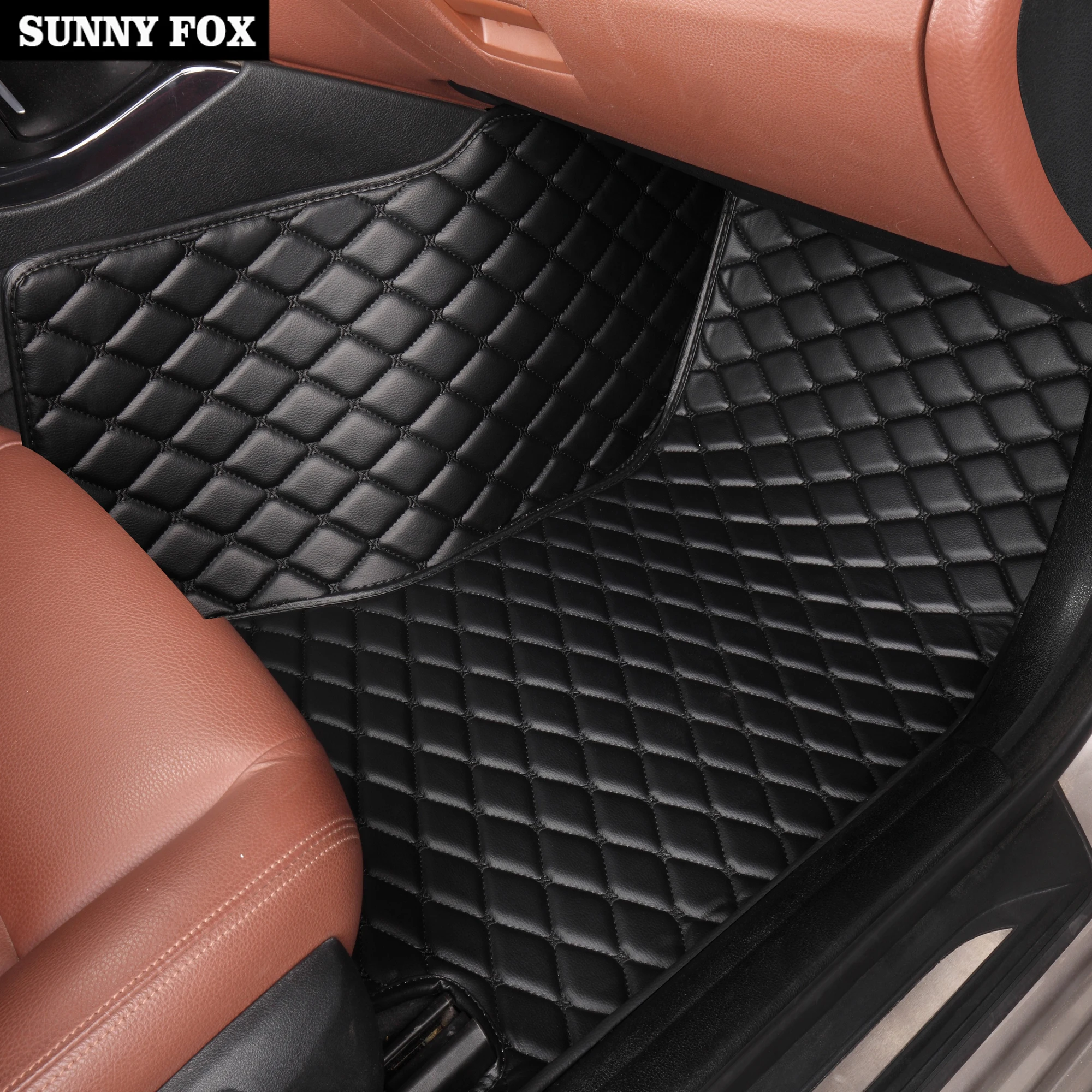 Напольные коврики SUNNY FOX для Volkswagen CC Eos Golf Jetta Passat Tiguan Touareg sharan 5D стайлинг автомобиля