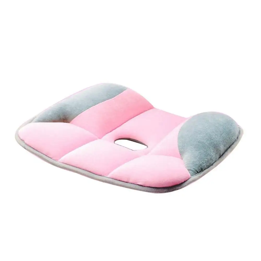 Memory Foam поясничного подушку Поддержка мягкое сиденье подушки дышащий здравоохранения массажер для спины Универсальный Автомобильный Офис облегчение боли - Название цвета: Cushion