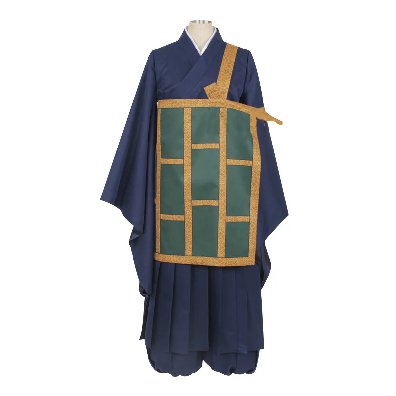 Interming Anime Jujutsu Kaisen Cosplay Getou Suguru Costume Lace up Robes Adult