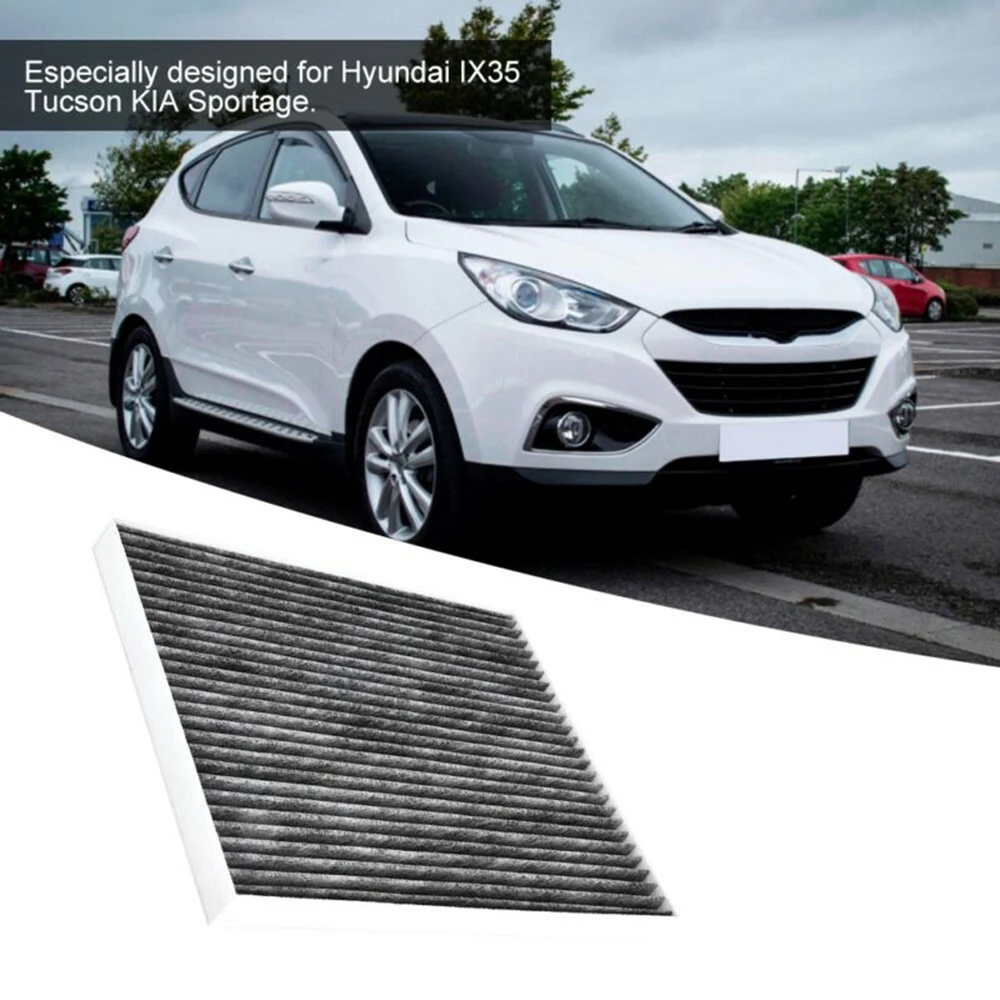 Автомобильный воздушный фильтр для салона авто 24x20 5x2 см Hyundai IX35 Sportage 97133 2E250