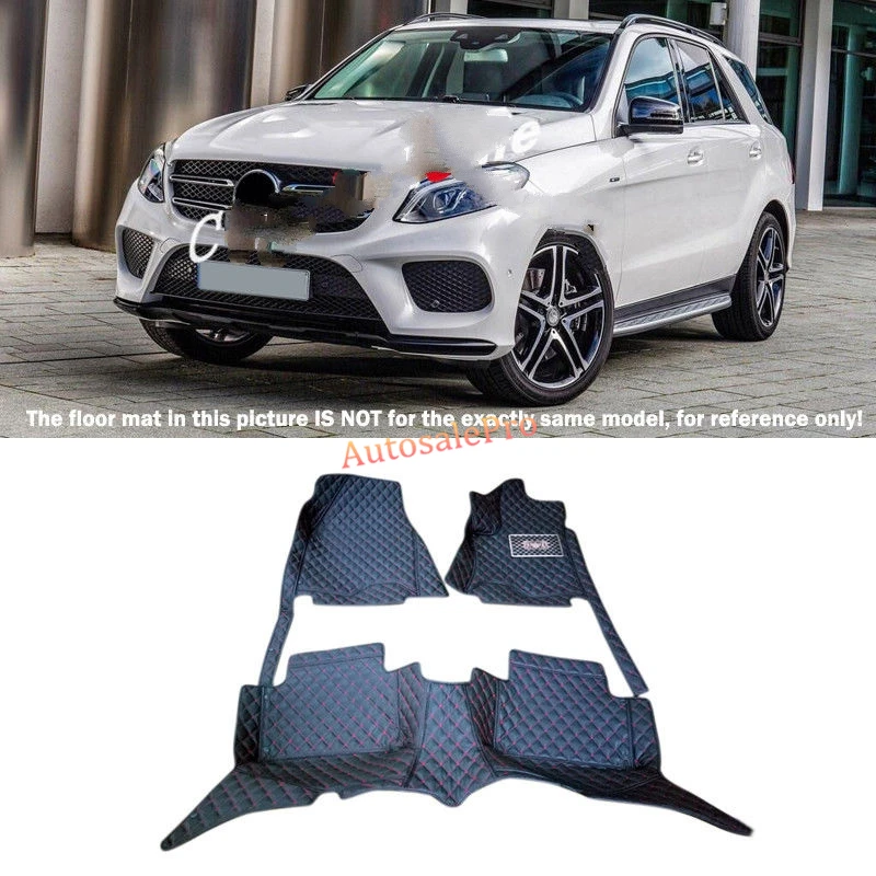 For Mercedes Benz GLE Coupe C292 2015 2016 Right & Left Hand Drive Black Front Rear Floor Mat Carpets Pad cover