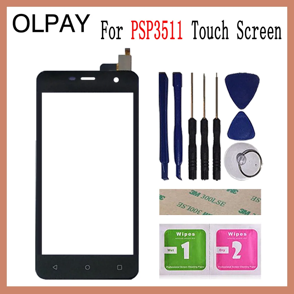 Black With Tools OLPAY 5,0 ''для Prestigio Muze G3 Lte psp 3511 Duo psp 3511 сенсорный экран стекло дигитайзер панель объектив сенсор стекло Бесплатные инструменты - Цвет: Black With Tools