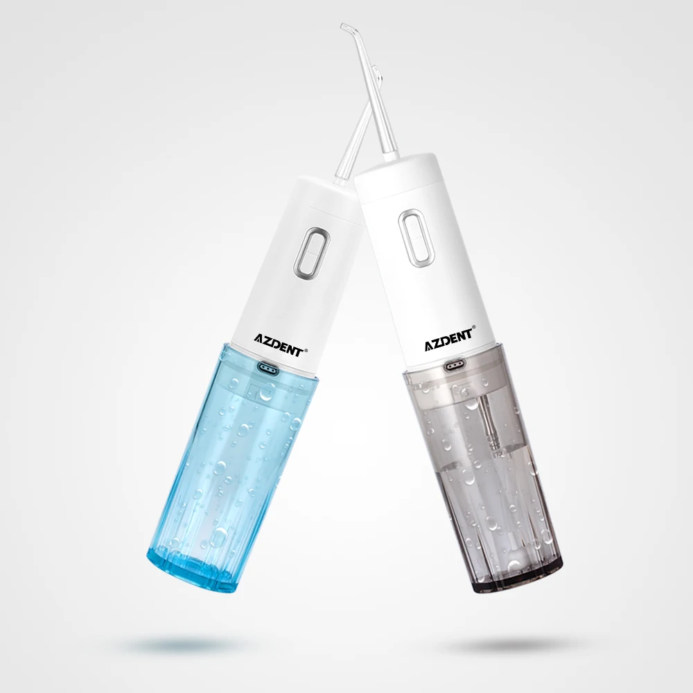 AZDENT AZ-007 AZ-008Pro Ирригатор для полости рта USB перезарядки Аккумуляторный воды зубная нить складывающийся туристический 5 Jet зубы SPA очиститель