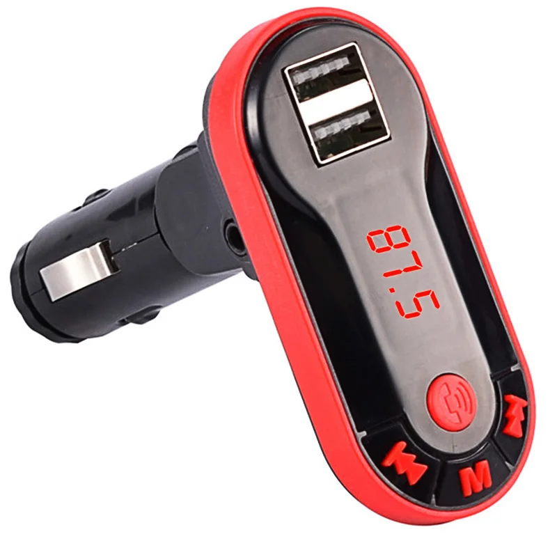 Беспроводной Bluetooth FM передатчик автомобильный комплект громкой связи двойной USB