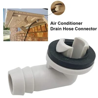 plastic air conditioner ac drain hose connector elbow fitting faucet extender with rubber ring home bathroom accessories